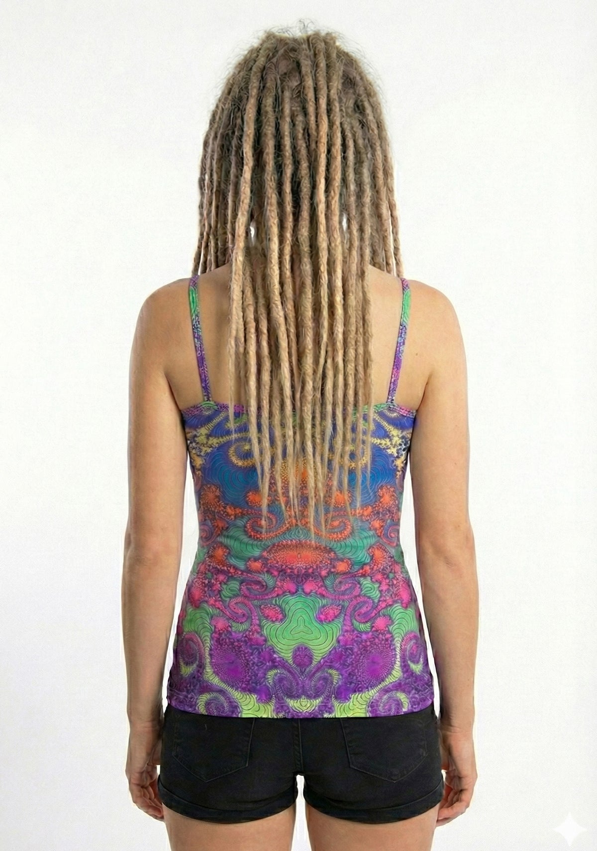 Strap Top : Rainbow Jellyfish Fractal