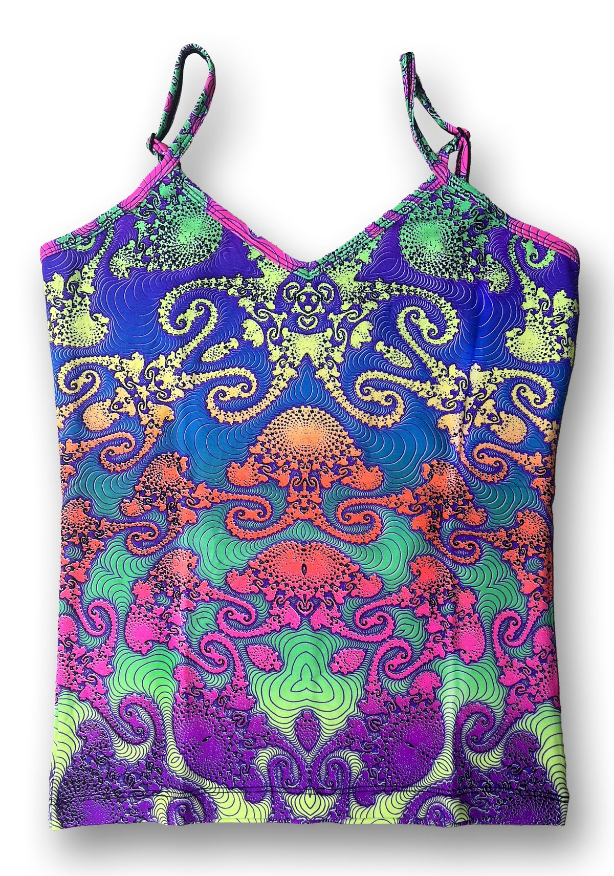Strap Top : Rainbow Jellyfish Fractal