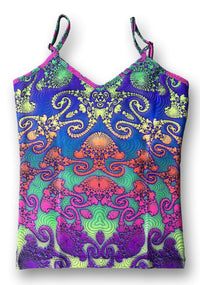 Strap Top : Rainbow Jellyfish Fractal