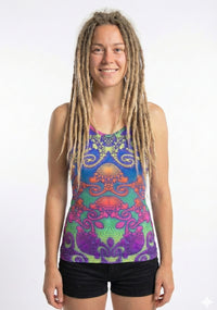 Strap Top : Rainbow Jellyfish Fractal