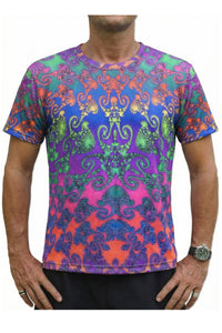Classic S/S T : Rainbow Jellyfish Fractal