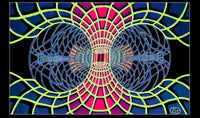 UV Wallhanging : Yellow Continuum