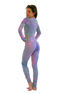 Long Sleeve Catsuit : Acid Dragonfly - Women Catsuits - Space Tribe
