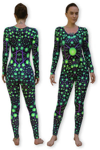 Long Sleeve Catsuit : Atomic Alien - Women Catsuits - Space Tribe