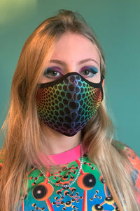 Face mask : Rainbow Vortex