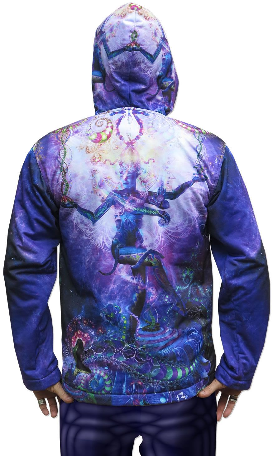 Sublime Hooded  Jacket : Serpentine Apotheosis - Men Jackets - Space Tribe