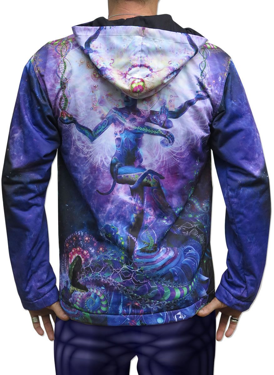 Sublime Hooded  Jacket : Serpentine Apotheosis - Men Jackets - Space Tribe