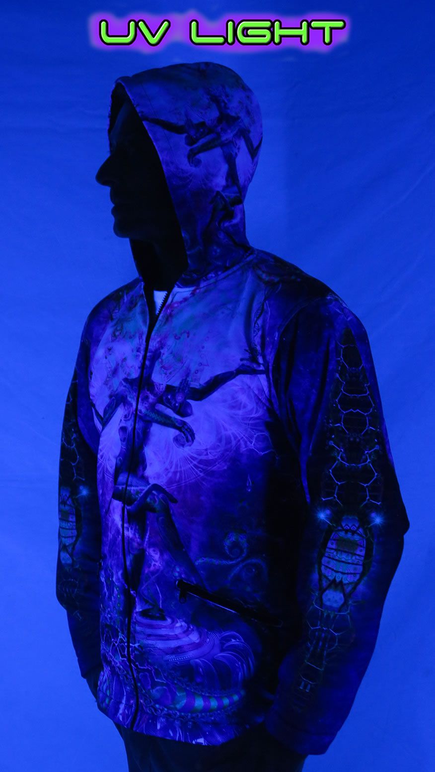 Sublime Hooded  Jacket : Serpentine Apotheosis - Men Jackets - Space Tribe