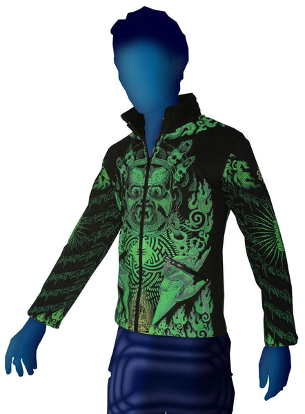 Morph Jacket (No Hood) : Lime Mahakala – Space Tribe