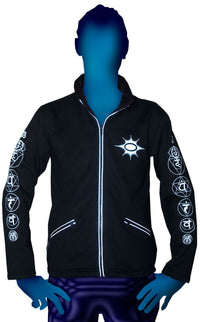 Morph Jacket (No Hood) : Glo Chakra - Men Jackets - Space Tribe