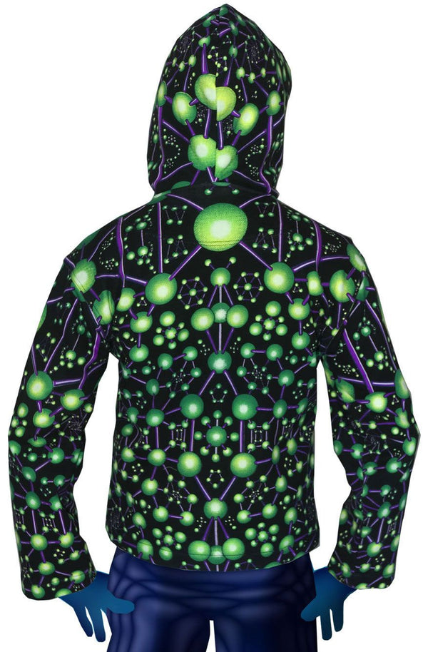 Hooded Zip Jacket : Atomic Alien - Men Jackets - Space Tribe