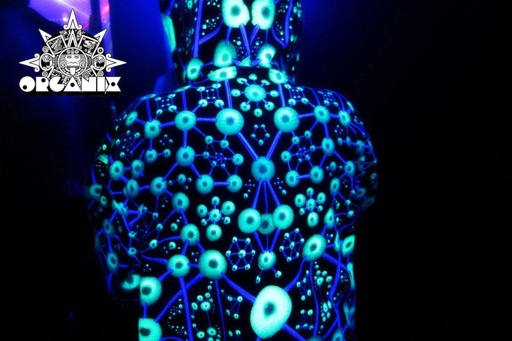 Space Tribe Alien good Circuit Rave Zip Hoodie