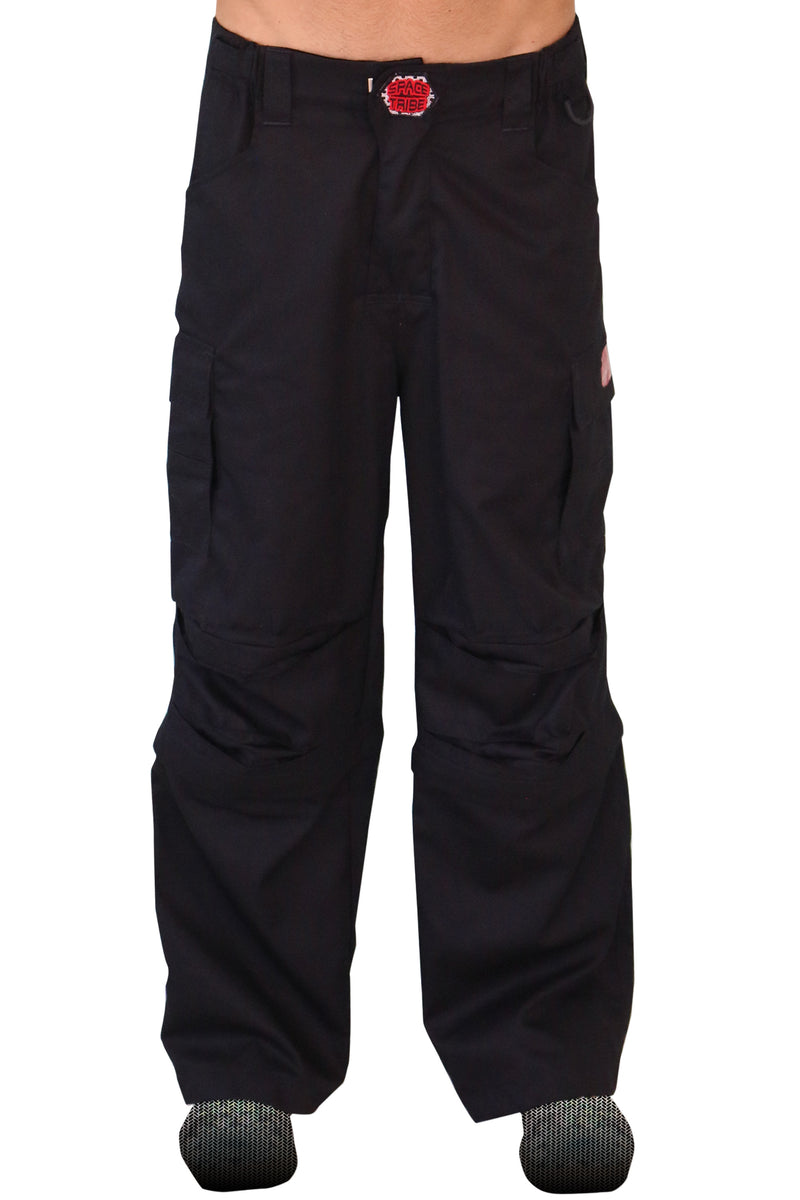 Cyber Pants : Black cotton – Space Tribe