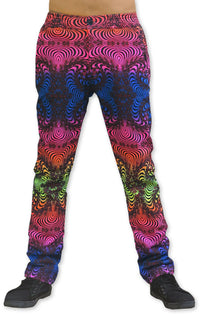 Chillout Pants : Rainbow Fractal - Men Pants - Space Tribe