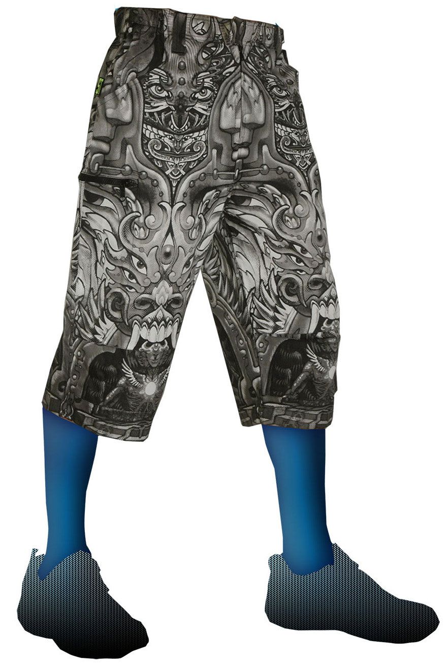 Cyber Shorts : Monochrome Centuari - Men Shorts - Space Tribe