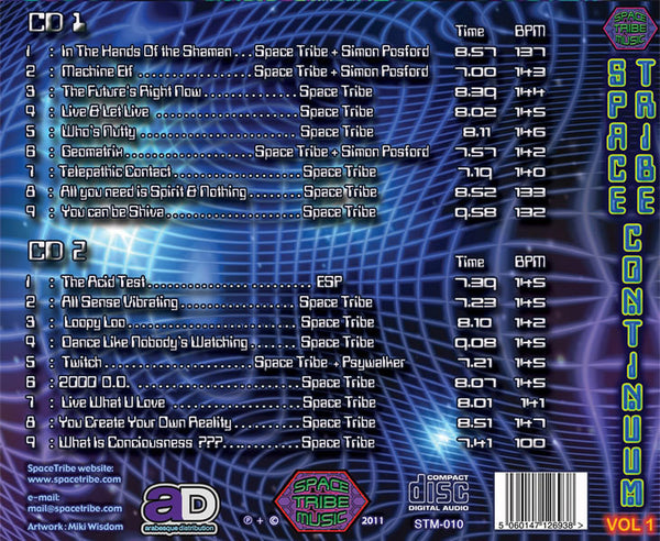 Space Tribe Continuum : Vol. 1 (2CD)