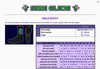 Ninja Boot  : UV Lime Tri-skelion