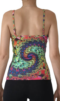 Sublime Strap Top : Whirlpool Fractal - Women Tops - Space Tribe