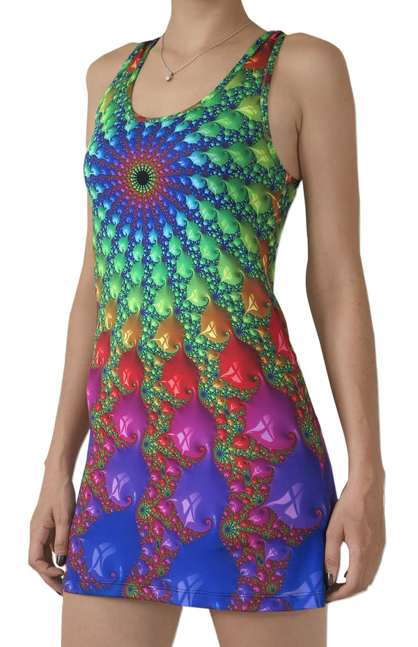 Sublime Tank Girl : Spectral Fractal - Women Tops - Space Tribe