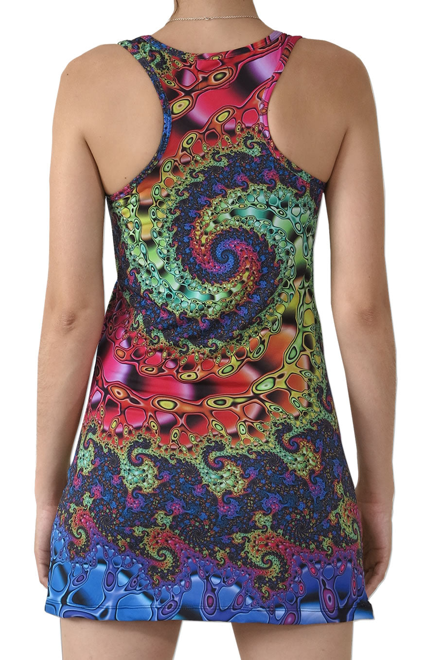Sublime Tank Girl : Whirlpool Fractal - Women Tops - Space Tribe