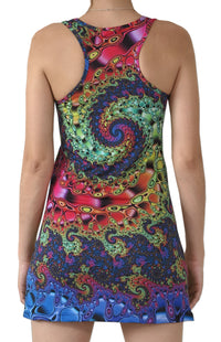 Sublime Tank Girl : Whirlpool Fractal - Women Tops - Space Tribe