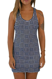 Tank Gurl : Black & White Wobberelli - Women Tops - Space Tribe