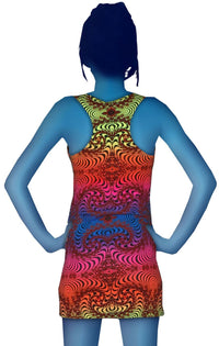 Tank Gurl : Rainbow Fractal - Women Tops - Space Tribe