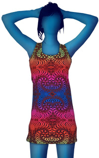 Tank Gurl : Rainbow Fractal - Women Tops - Space Tribe