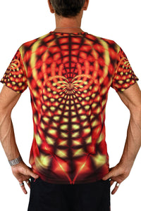 UV Sublime S/S T : Orange Web - Men T-Shirts - Space Tribe