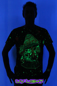 UV Sublime S/S T : Cosmic Shrooms UV - Men T-Shirts - Space Tribe