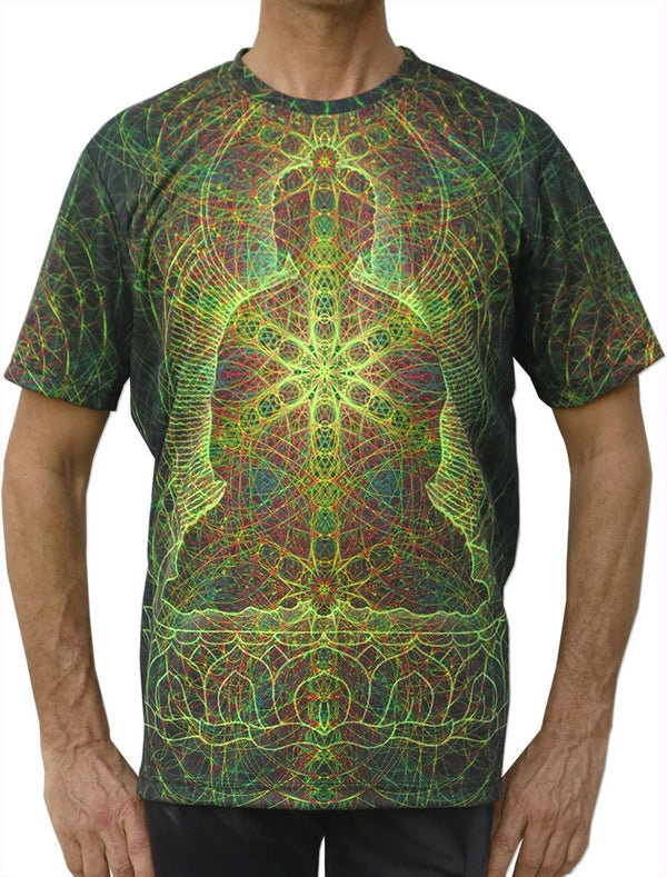 UV Sublime S/S T : Rainbow Buddha - Men T-Shirts - Space Tribe