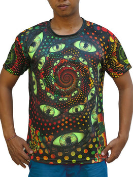 space tribe 陰陽　釈迦　仏陀　design Tシャツ　半袖