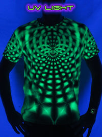 UV Sublime S/S T : Lime Web - Men T-Shirts - Space Tribe