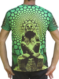 UV Sublime S/S T : Lime Xochipilli - Men T-Shirts - Space Tribe