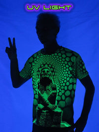 UV Sublime S/S T : Lime Xochipilli - Men T-Shirts - Space Tribe