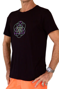 S/S Symbol Print T : Metatronic Lime - Men T-Shirts - Space Tribe