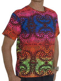Classic S/S T : Rainbow Fractal - Men T-Shirts - Space Tribe