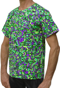 Classic S/S T : Lime Mayan - Men T-Shirts - Space Tribe