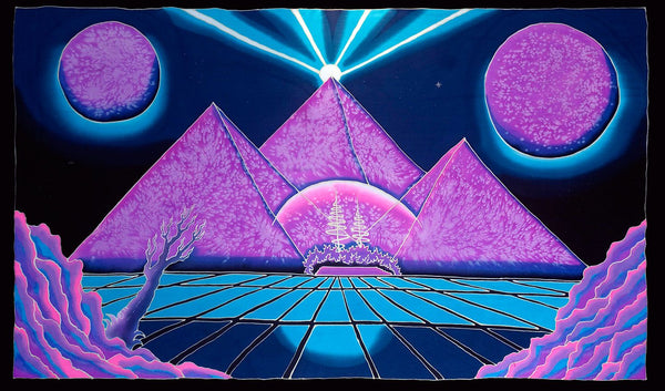 UV Wallhanging : Space Pyramid - UV Wallhangings - Space Tribe