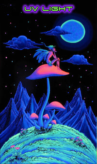 UV Wallhanging : Mushroom Fairy