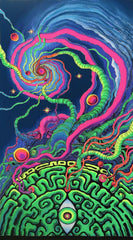 UV Wallhanging : Synaptic Spiral – Space Tribe
