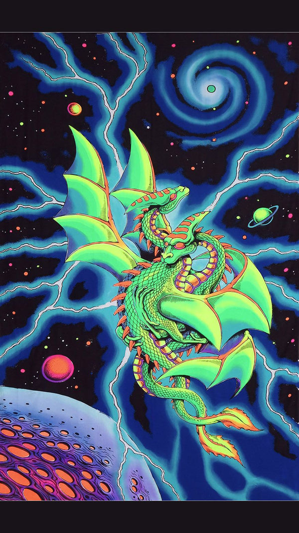 UV Wallhanging : Space Dragons - UV Wallhangings - Space Tribe