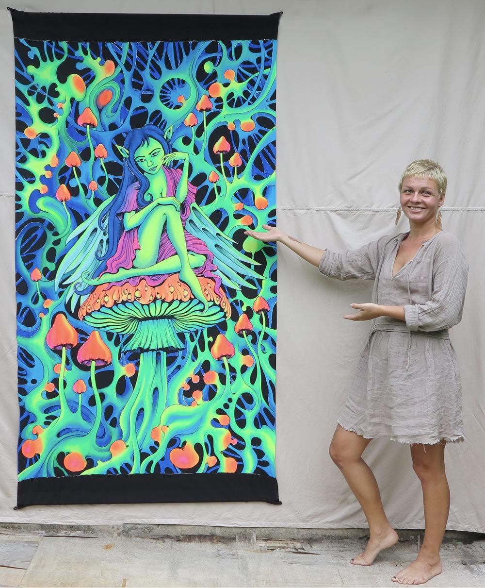 UV Wallhanging : PsyAlaska Fairy – Space Tribe