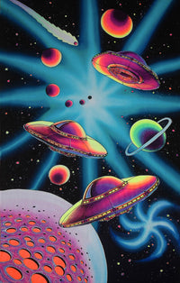 UV Wallhanging : Planet UFO - UV Wallhangings - Space Tribe