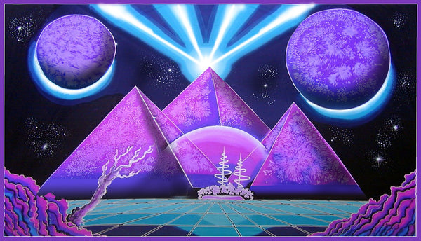 Giant UV Banner : Space Pyramid - UV Giant Banners - Space Tribe
