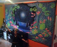 Giant UV Banner : Space Jungle