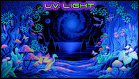 Giant UV Banner : Space Jungle